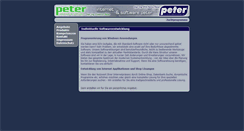 Desktop Screenshot of internet-peter.de